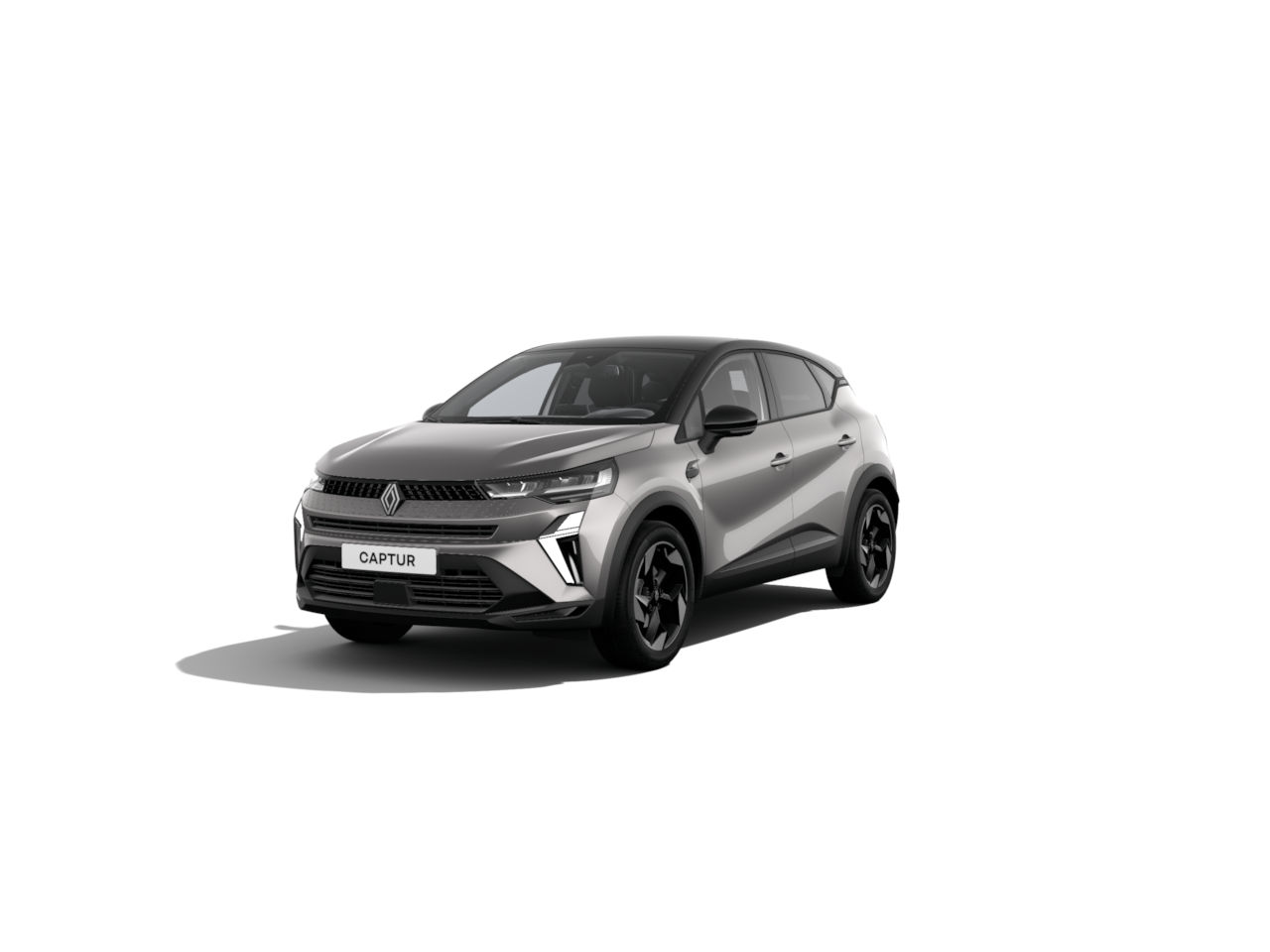 Renault Captur in modern Design, SUV mit sportlichen Akzenten und eleganter Frontansicht.