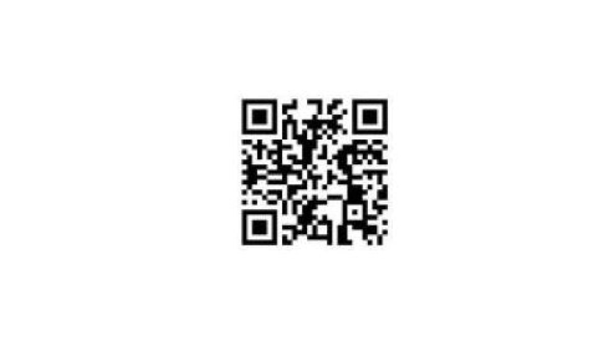 Ein QR-Code, der scannbare Informationen oder Links bereitstellt.